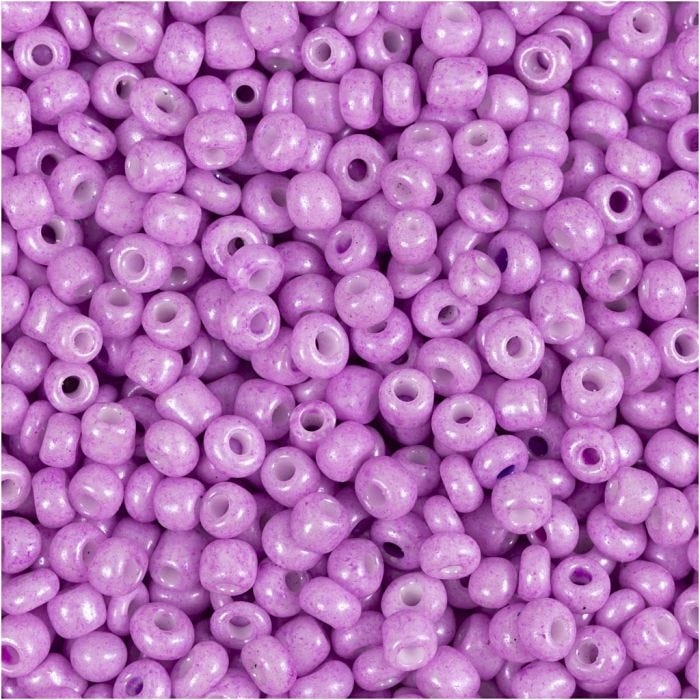 Rocailleperlen, D 3 mm, Größe 8/0, Lochgröße 0,6-1,0 mm, Softpink, 25 g/ 1 Pck