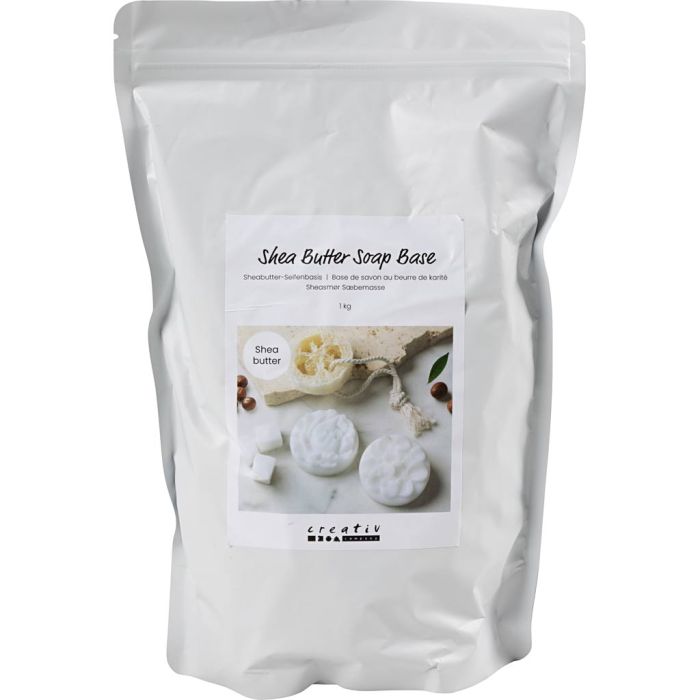 Sheabutter-Seifenbasis, Granulat, 1000 g/ 1 Pck
