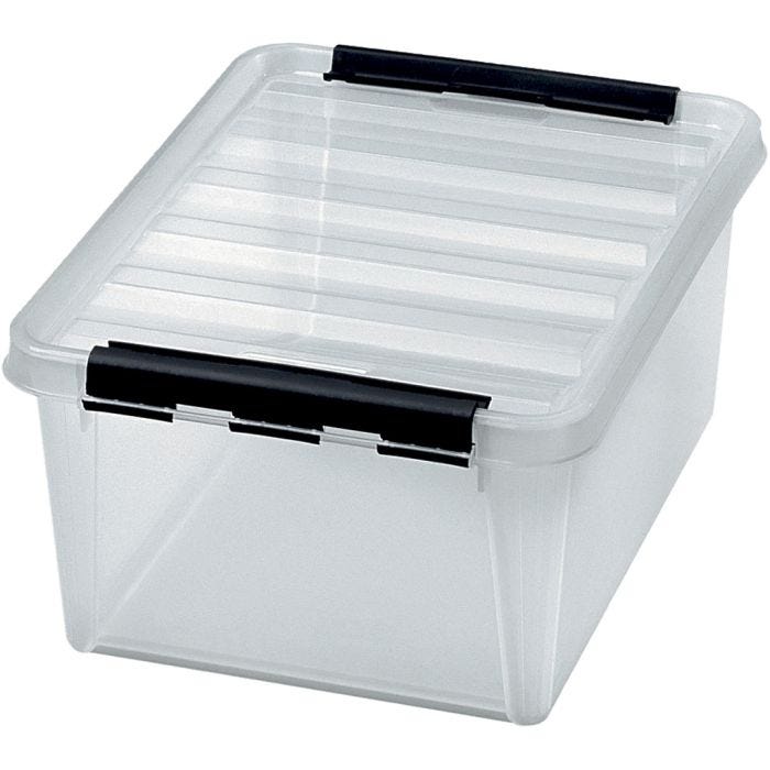 Aufbewahrungsbox mit Deckel, Größe 40x30x18,5, 15 l, 1 Stk