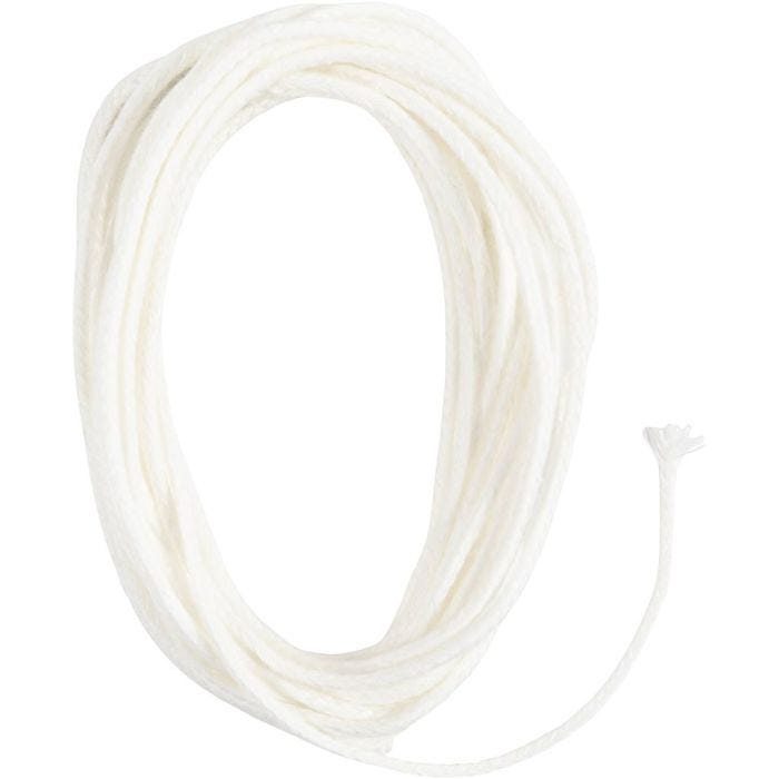 Docht für Bienen­wachsplatten, Geeignet für Kerzen aus Bienenwachsplatten, Nr. 3, Dicke 2-3 mm, 100 g, 3 m/ 1 Pck