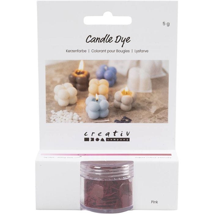 Kerzenfarbe, Pink, 5 g/ 1 Pck