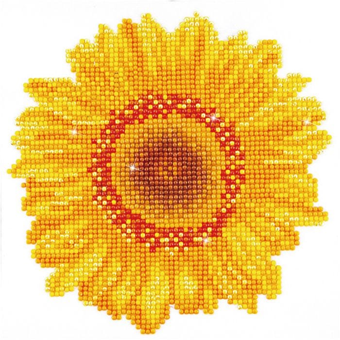 Diamond Dotz, Sonnenblume Happy Day, 20x20 cm, 1 Pck