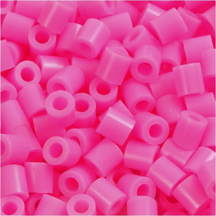Bügelperlen, 5x5 mm, 2,5 mm, medium, Rosa (32222), 6000Stk/ 1 Pck