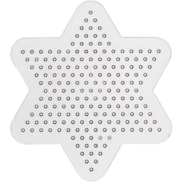 Steckplatte, Kleiner Stern, D 10 cm, medium, 10 Stk/ 1 Pck
