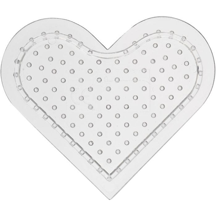 Steckplatte, Kleines Herz, Größe 7 cm, medium, 10 Stk/ 1 Pck