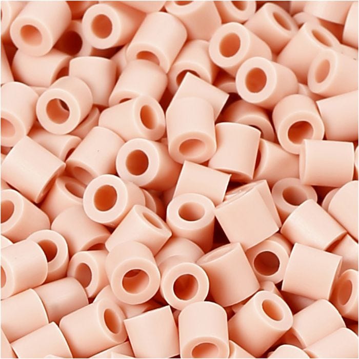 Fotoperlen, Größe 5x5 mm, Lochgröße 2,5 mm, medium, Rosa (18), 6000 Stk/ 1 Pck