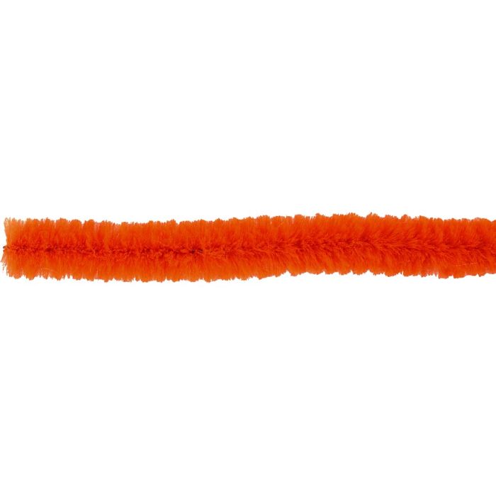 Pfeifenreiniger, L 30 cm, Dicke 6 mm, Orange, 2x50 Stk/ 1 Pck