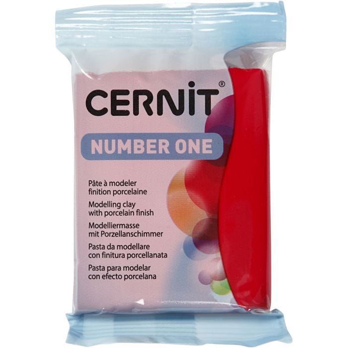 Cernit, Weihnachtsrot (463), 56 g/ 1 Pck
