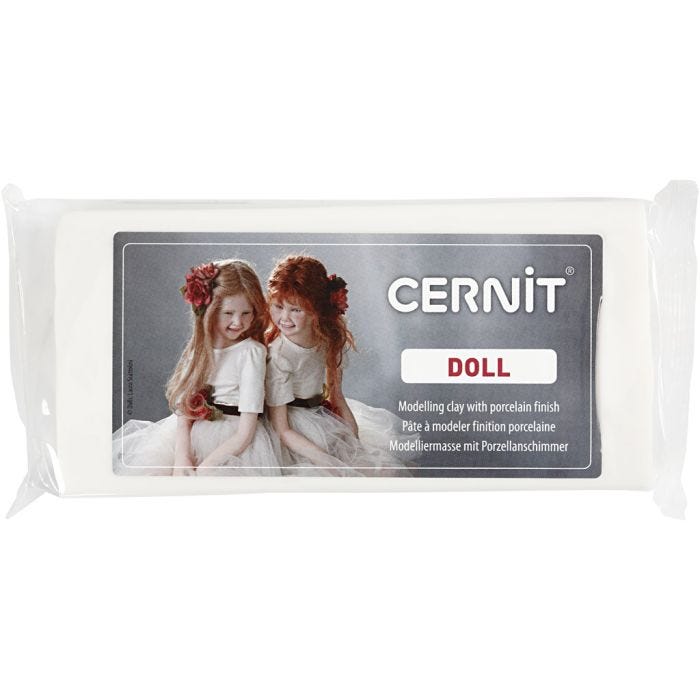 Cernit, Weiß, 500 g/ 1 Pck