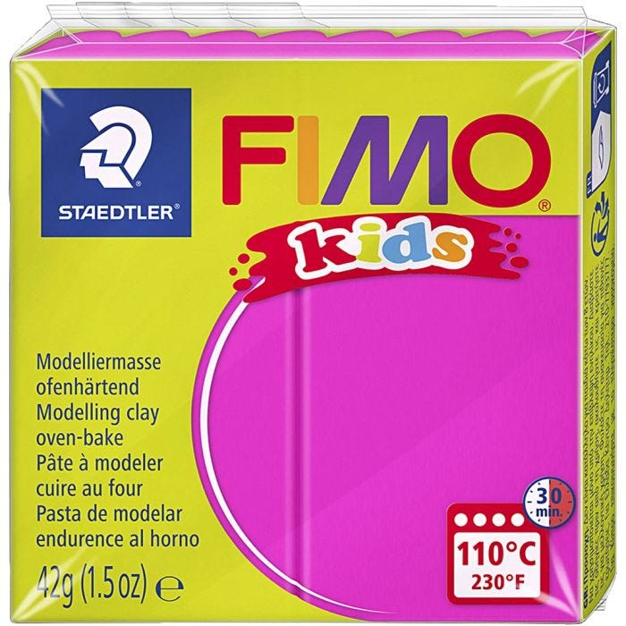 FIMO® Kids Clay, Pink, 42g/ 1 Pck