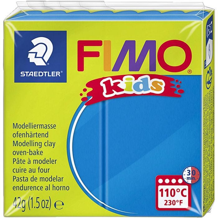 FIMO® Kids Clay, Blau, 42 g/ 1 Pck