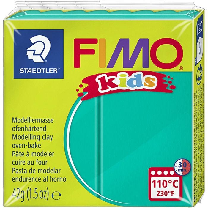 FIMO® Kids Clay, Grün, 42 g/ 1 Pck