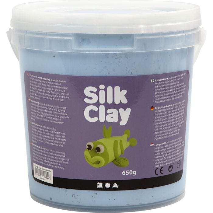 Silk Clay®, Neonblau, 650g/ 1 Eimer
