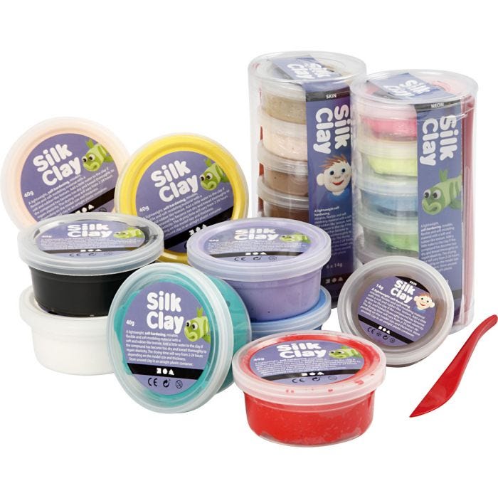 Silk Clay®, Sortierte Farben, 22 Dose/ 1 Pck