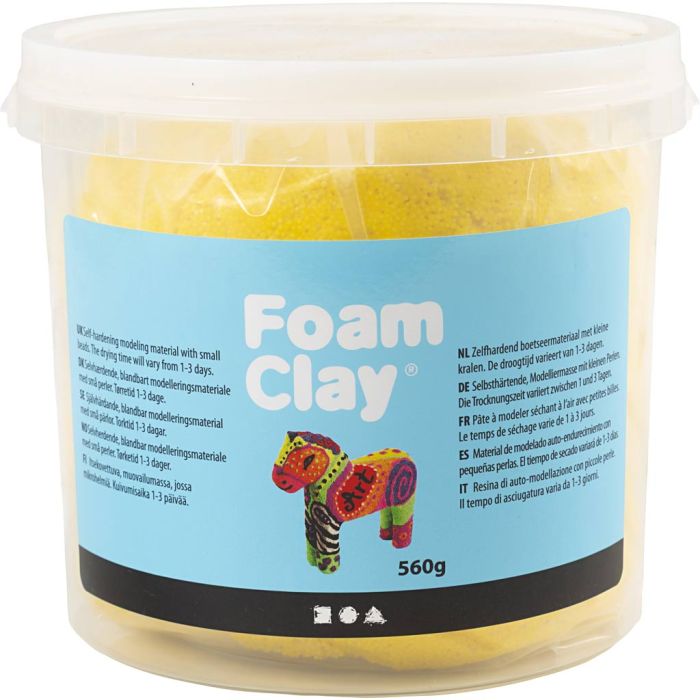 Foam Clay® , Gelb, 560 g/ 1 Eimer