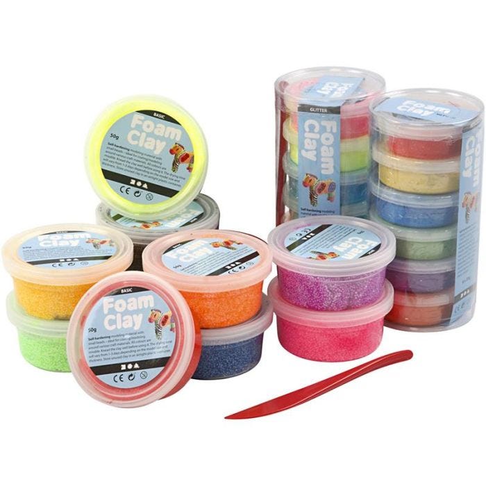 Foam Clay® , Sortierte Farben, 22Dose/ 1 Set
