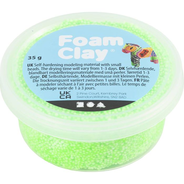 Foam Clay® , Hellgrün, 35 g/ 1 Dose