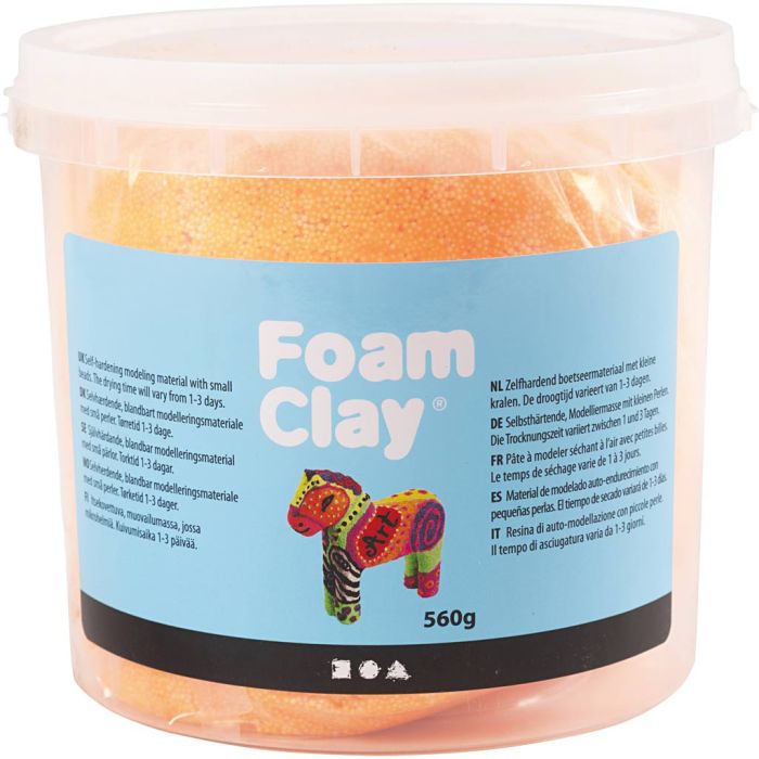 Foam Clay® , Orange, 560 g/ 1 Eimer