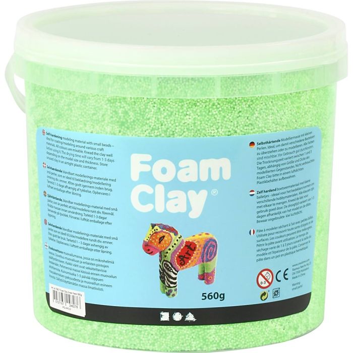 Foam Clay® , Grün, 560 g/ 1 Eimer