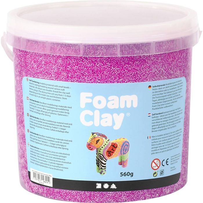 Foam Clay® , Helllila, 560 g/ 1 Eimer