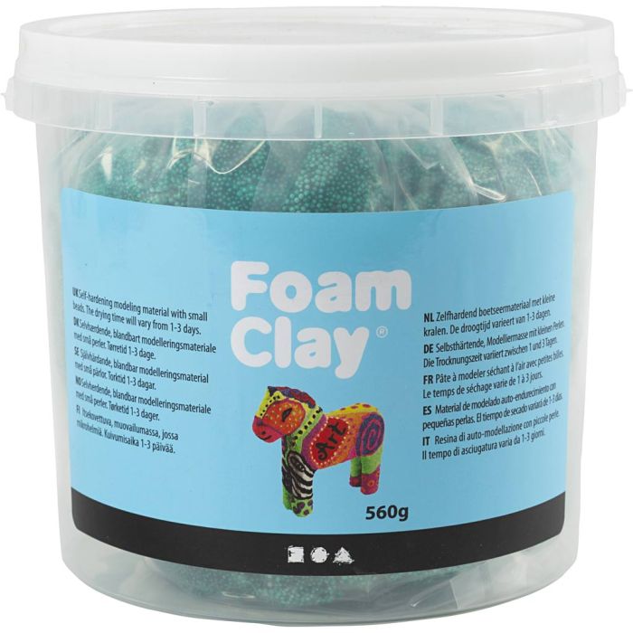 Foam Clay® , Dunkelgrün, 560 g/ 1 Eimer