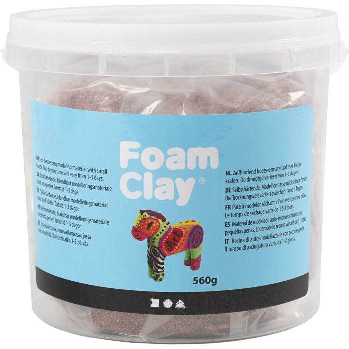 Foam Clay® , Braun, 560 g/ 1 Eimer