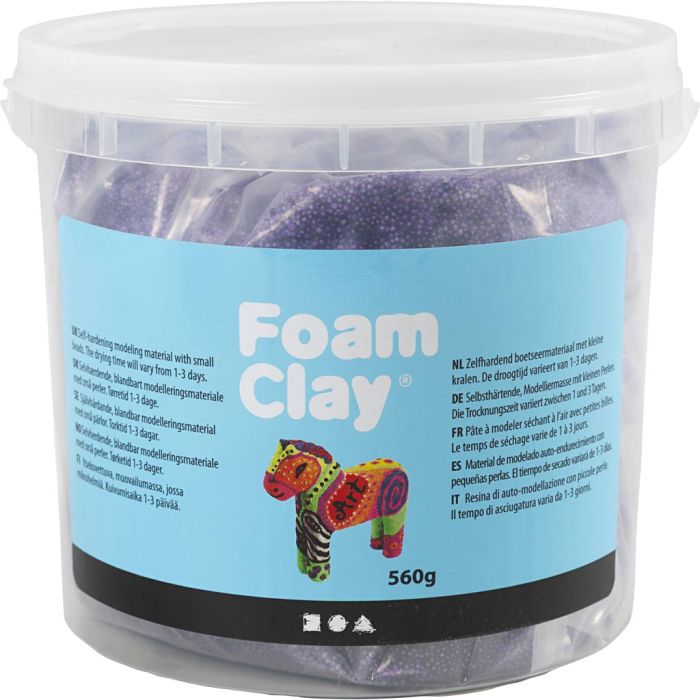 Foam Clay® , Flieder, 560 g/ 1 Eimer