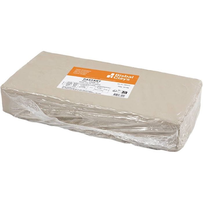 Weißer Ton, 10 kg/ 1 Pck