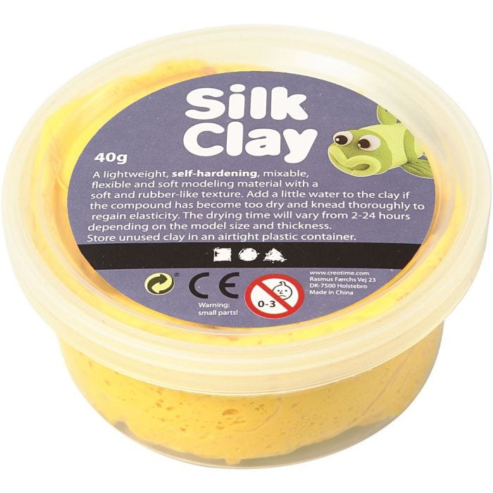 Silk Clay®, Gelb, 40g/ 1 Dose