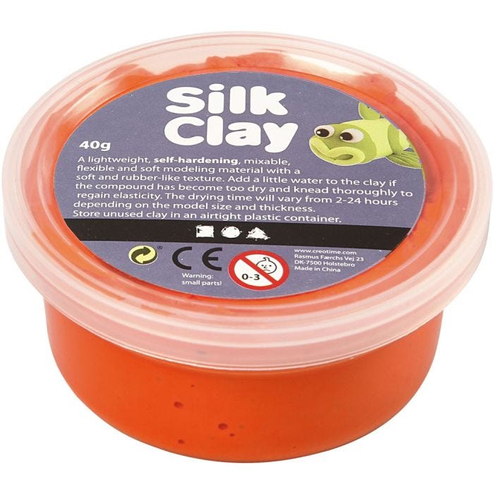 Silk Clay®, Orange, 40g/ 1 Dose