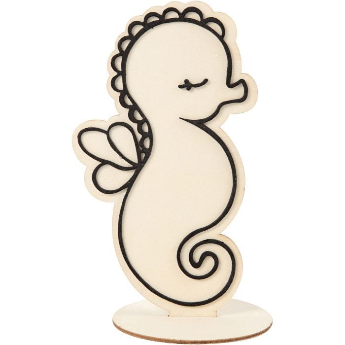 Deko-Figur, Seepferdchen, 18 cm, 1 Stk