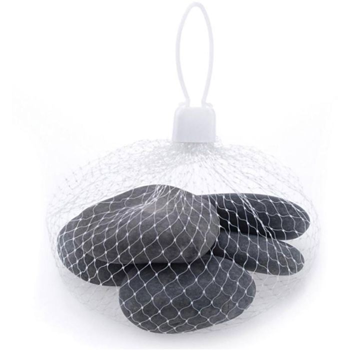 Dekorative Kieselsteine, Größe 30-50 mm, Grau, 5 Stk/ 1 Pck