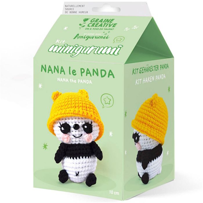 Amigurumi Häkelset, Nana der Panda, 1 Pck
