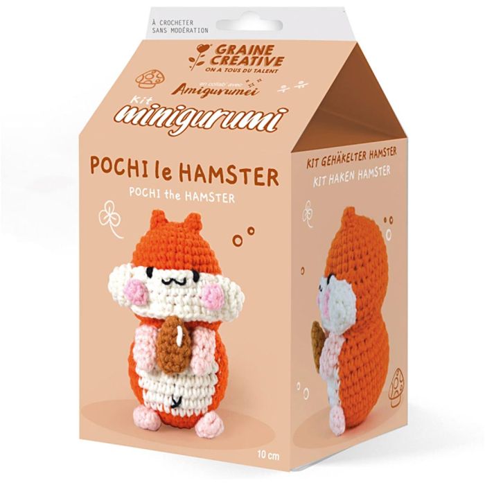 Amigurumi Häkelset, Pochi der Hamster, 1 Pck