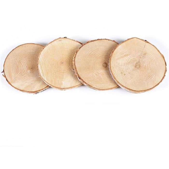 Holzscheite, Größe 7+10 cm, 4 Stk/ 1 Pck