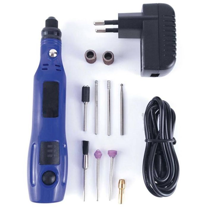 Glasgravurset und Zubehör, 12 Stk/ 1 Pck