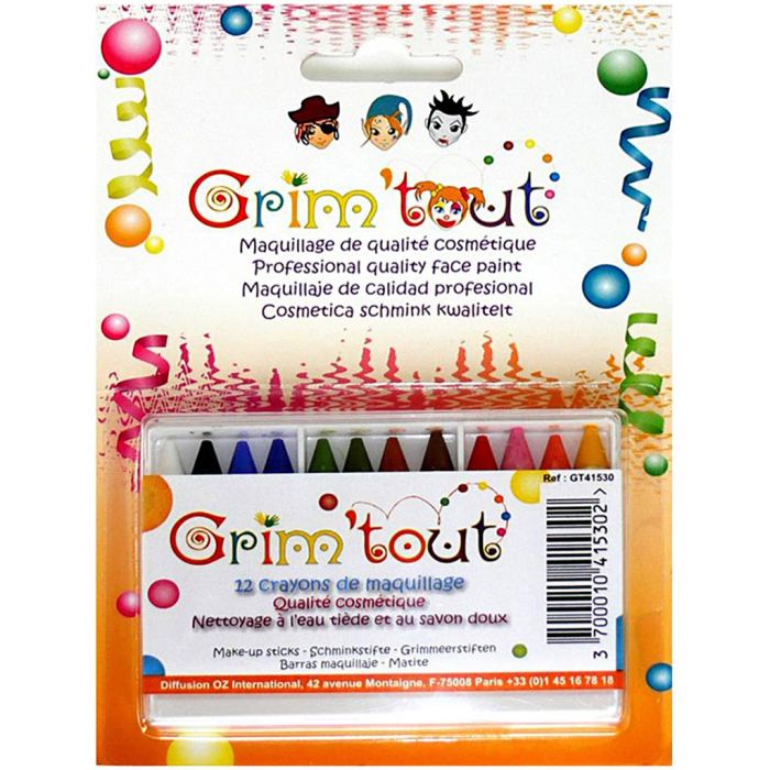 Kinderschminke, 12 Stk/ 1 Dose