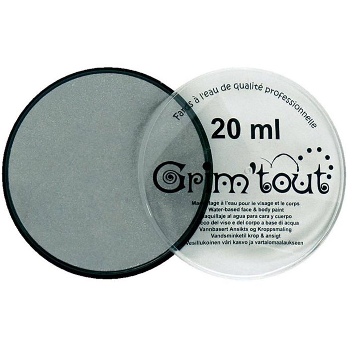 Professioneller Gesichtsfarbton, Metallic-Silber, 20 ml/ 1 Dose