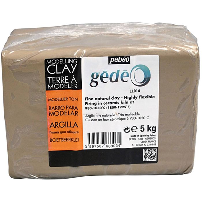 Ton brennen, Weiß, 5 kg/ 1 Pck