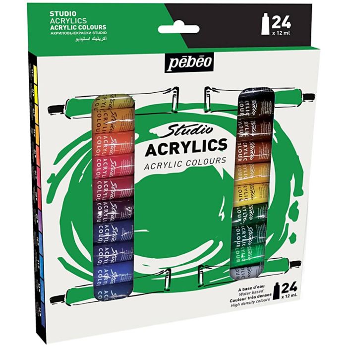 Studio Acrylmalerei, 24x12 ml/ 1 Pck