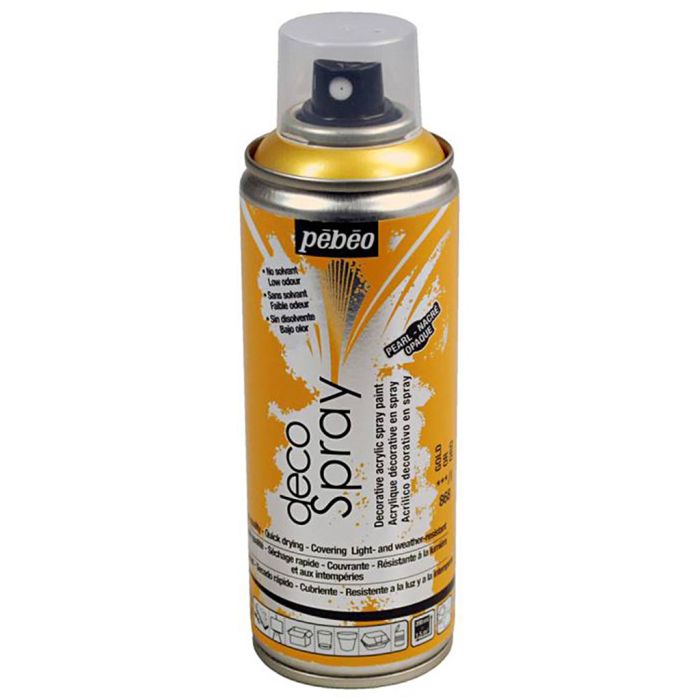 DecoSpray Sprühfarbe, Gold, 200 ml/ 1 Dose