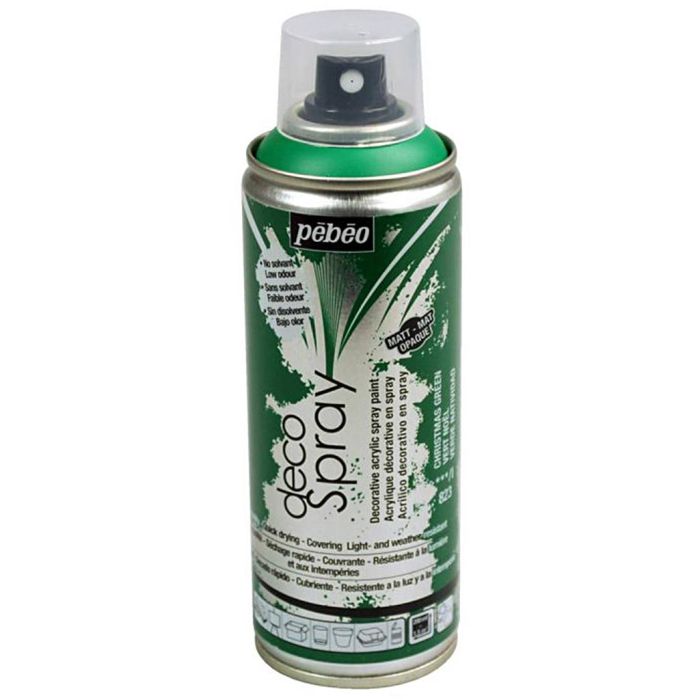 DecoSpray Sprühfarbe, Tannengrün, 200 ml/ 1 Dose