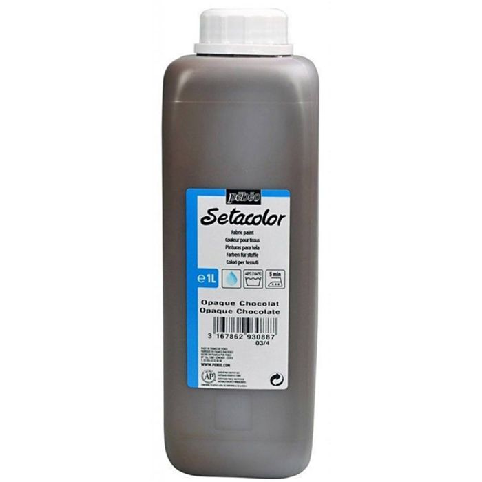 Pébéo Setacolor Stofffarbe, Schwarz, 1000 ml/ 1 Fl.