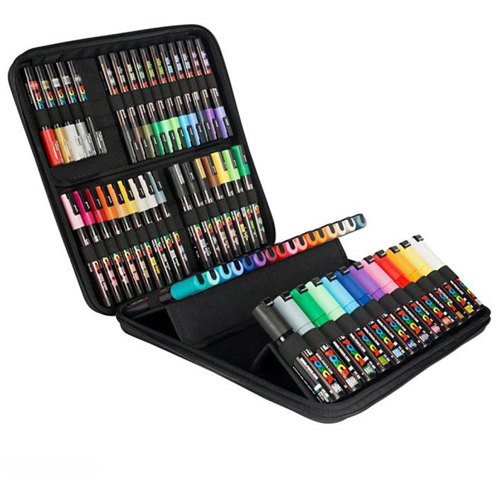 Posca Etui, Sortierte Farben, 60 Stk/ 1 Pck
