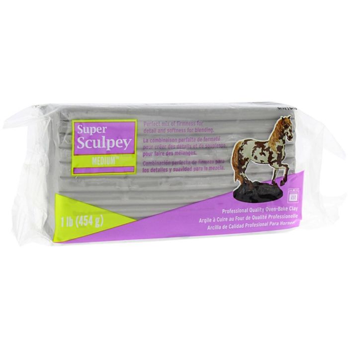 Super Sculpey Paste, Grau, 454 g/ 1 Pck