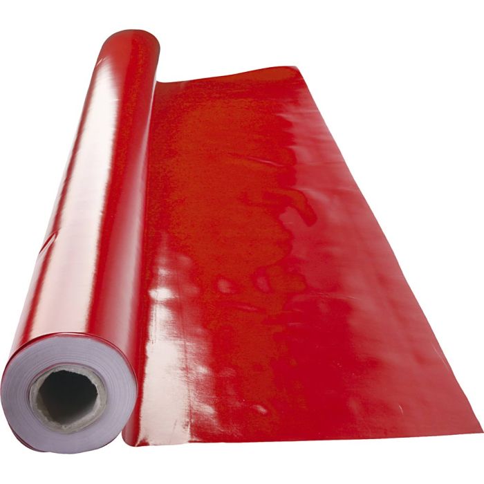 Wachstuch, B 140 cm, Rot, 20 m/ 1 Rolle