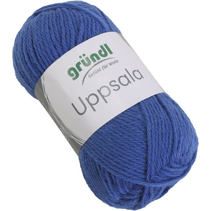Wolle, L 125 M, Blau, 50 g/ 1 Stk