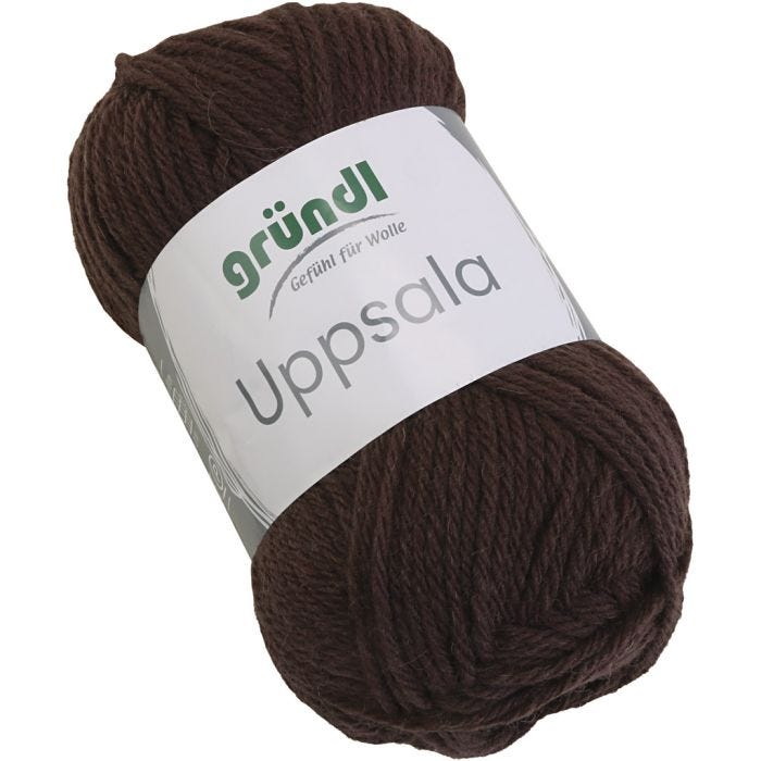 Wolle, L 125 M, Braun, 50 g/ 1 Stk