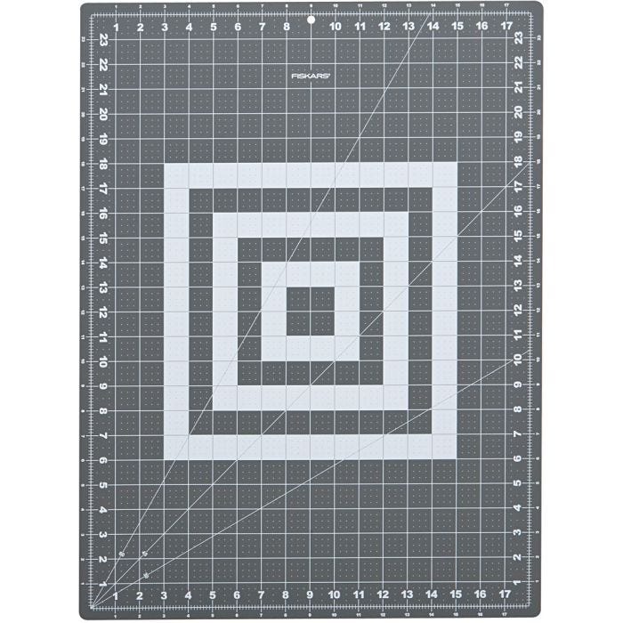 Fiskars Schneidematte, A2, Größe 45x60 cm, 1 Stk