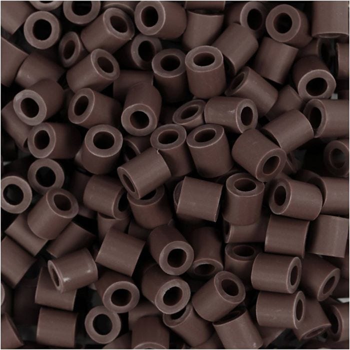 NABBI BioBeads, Größe 5x5 mm, Lochgröße 2.5 mm, medium, Braun, 1000 Stk/ 1 Pck